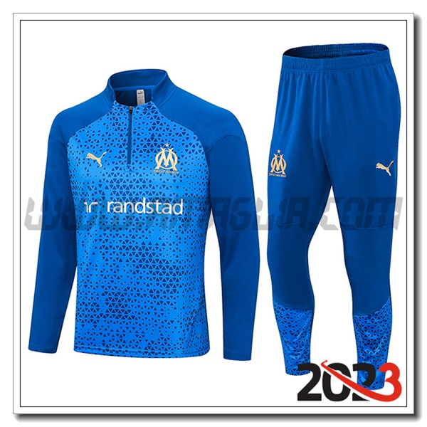 Tuta Allenamento Marsiglia Blu 2023 2024