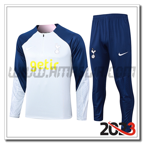 Tuta Allenamento Tottenham Hotspurs Grigio Chiaro 2023 2024