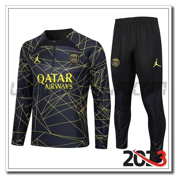 Tuta Allenamento PSG Nero 2023 2024 -03
