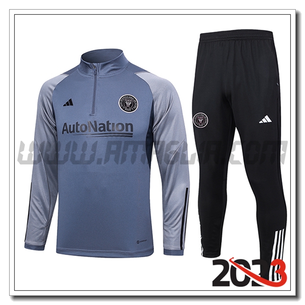 Tuta Allenamento Inter Miami CF Grigio 2023 2024 -03