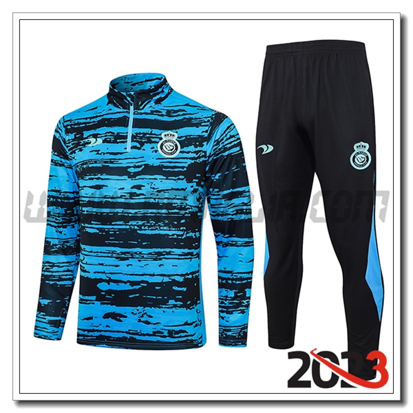 Tuta Allenamento Al-Nassr FC Blu/Nero 2023 2024