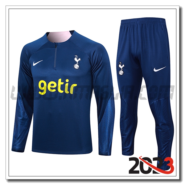 Tuta Allenamento Tottenham Hotspurs Blu Marina 2023 2024 -02