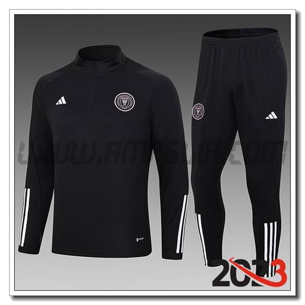 Tuta Allenamento Inter Miami CF Bambino Nero 2023 2024