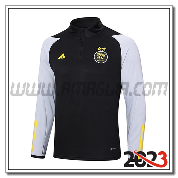 Felpa Allenamento Algeria Nero 2023 2024 -02