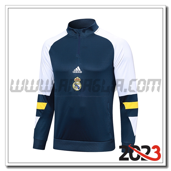 Felpa Allenamento Real Madrid Blu Marina 2023 2024 -05