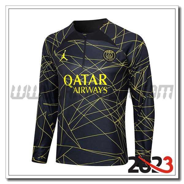 Felpa Allenamento PSG Nero 2023 2024