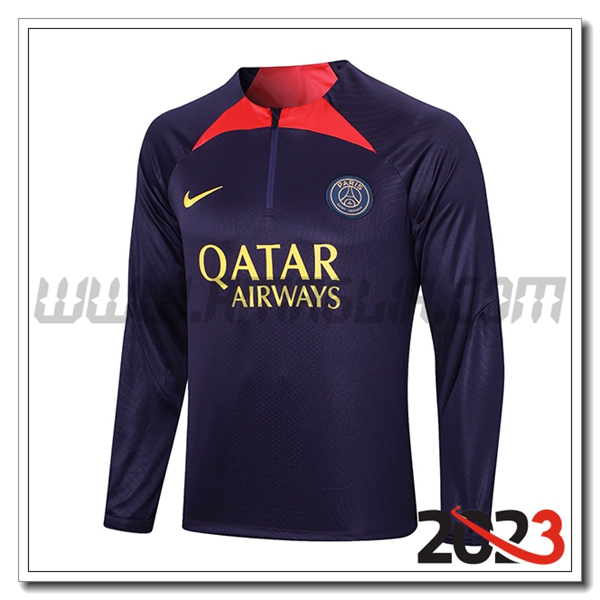 Felpa Allenamento PSG viola 2023 2024 -02