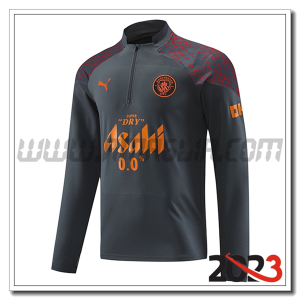 Felpa Allenamento Manchester City Grigio 2023 2024 -02