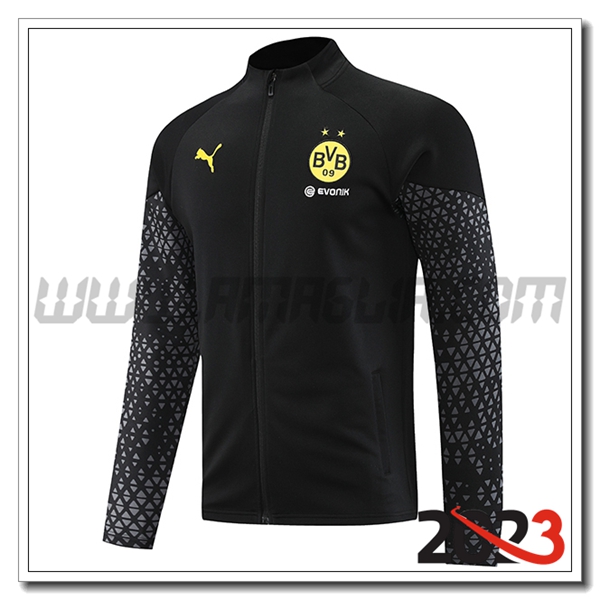 Giacca Calcio Dortmund Nero 2023 2024