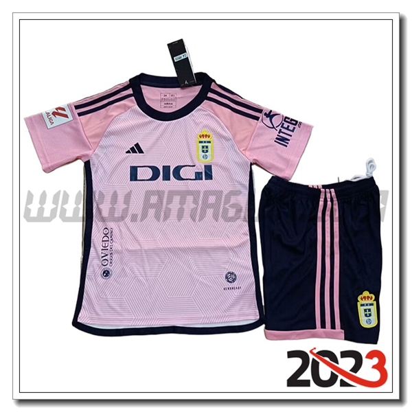 Kit Maglia Real Oviedo Bambino Seconda 2023 2024