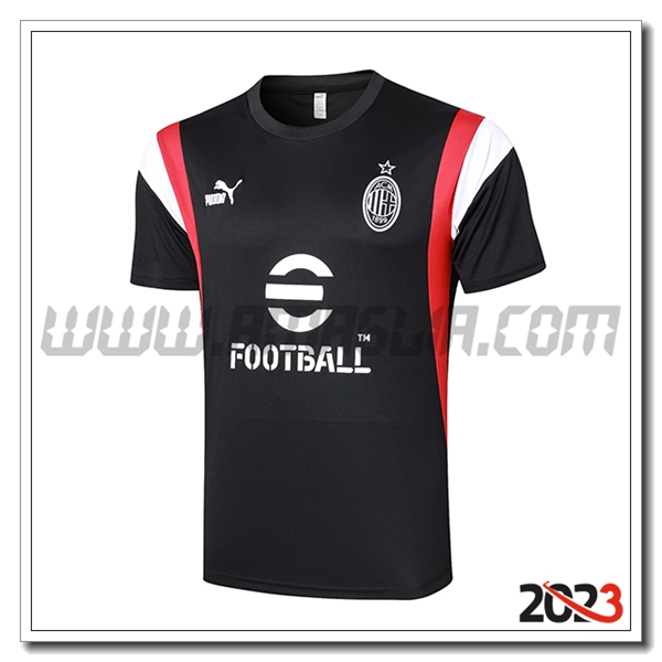 Maglia Polo AC Milan Nero 2023 2024 -03