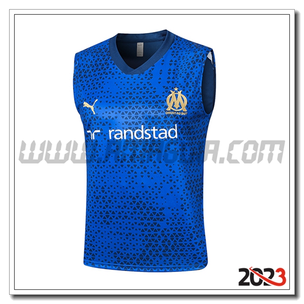 Canotta Allenamento Marsiglia Blu 2023 2024