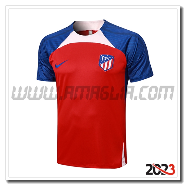 T Shirt Allenamento Atletico Madrid Rosso 2023 2024 -03