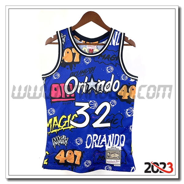 Maglia Orlando Magic (ONEAL #32) 2023/24 Blu