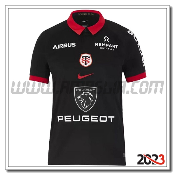 Polo F1 Stade Toulousain Team Nero/Rosso 2023