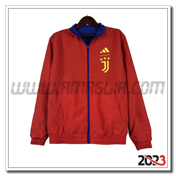 Giacca A Vento Juventus Rosso 2023 2024 -03