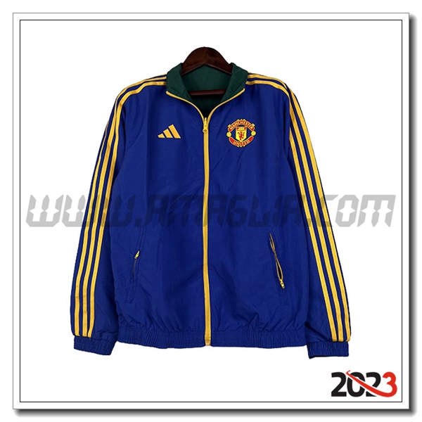Giacca A Vento Manchester United Blu 2023 2024