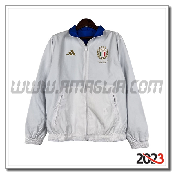 Giacca A Vento Italia Bianco 2023 2024 -02