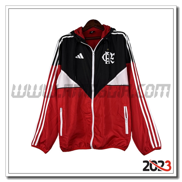 Giacca A Vento Flamengo Rosso/Nero 2023 2024