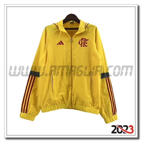 Giacca A Vento Flamengo Giallo 2023 2024