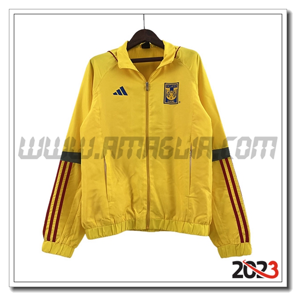 Giacca A Vento Tigres UANL Giallo 2023 2024