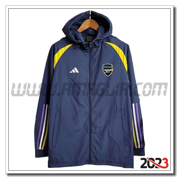 Giacca A Vento Arsenal blu marino 2023 2024 -06