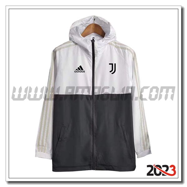 Giacca A Vento Juventus Bianco/Nero 2023 2024