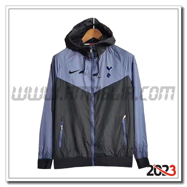 Giacca A Vento Tottenham Hotspur Grigio/Nero 2023 2024