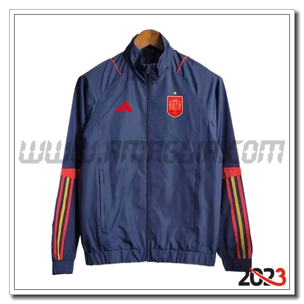 Giacca A Vento Spagna blu marino 2023 2024