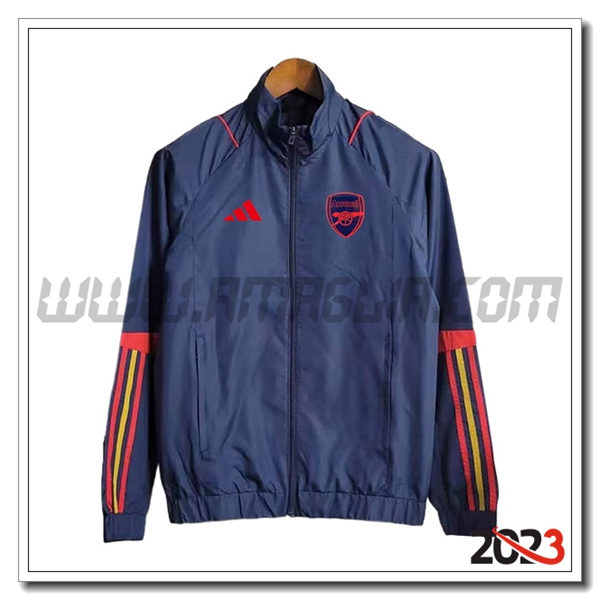 Giacca A Vento Arsenal blu marino 2023 2024 -05