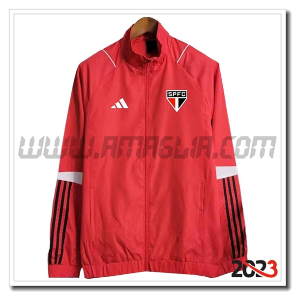 Giacca A Vento Sao Paulo FC Rosso 2023 2024 -05