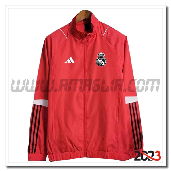 Giacca A Vento Real Madrid Rosso 2023 2024 -03