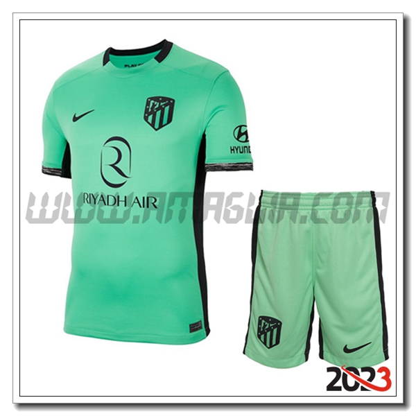 Kit Maglia Atletico Madrid Terza + Pantaloncini 2023 2024