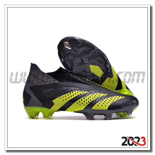 Adidas Scarpe Da Calcio PREDATOR ACCURACY+ FG BOOTS Nero/Verde