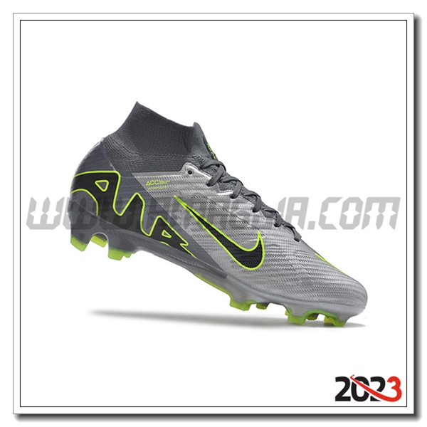 Nike Scarpe Da Calcio Air Zoom Mercurial Superfly IX Elite FG Grigio/Nero