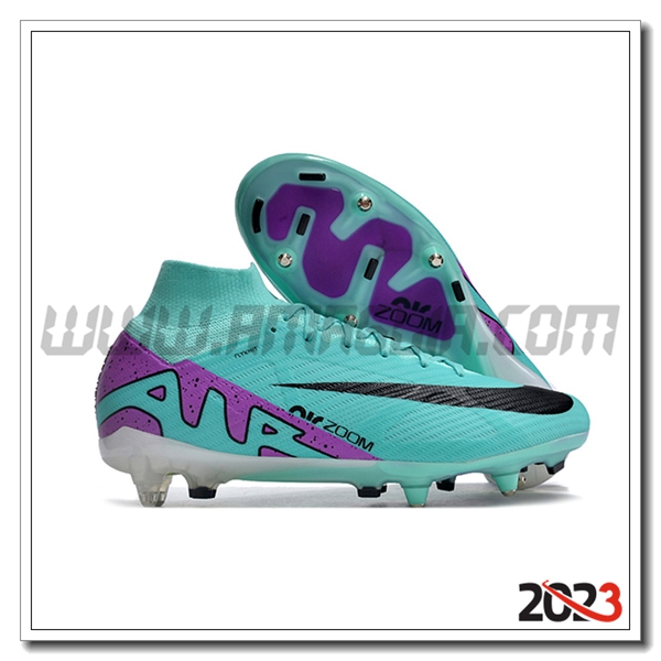 Nike Scarpe Da Calcio Air Zoom Mercurial Superfly IX Elite SG Verde/Nero/viola