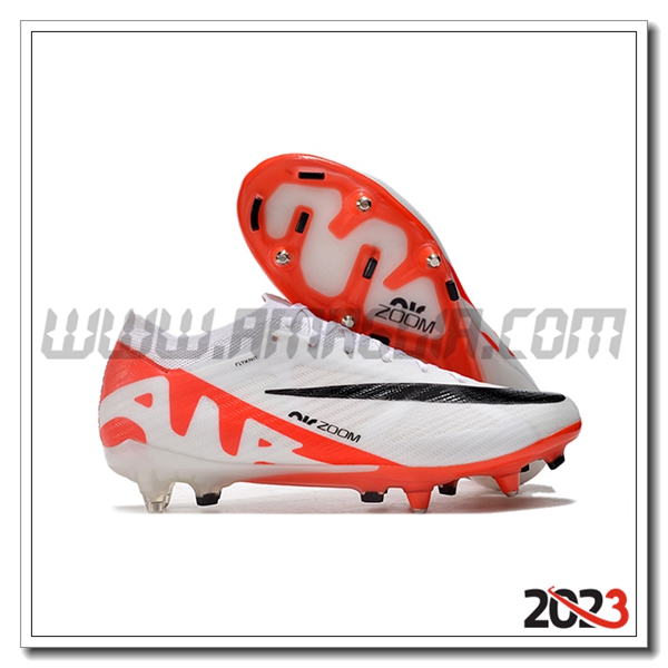 Nike Scarpe Da Calcio Air Zoom Mercurial Vapor XV Elite SG Bianco/Nero/Rosso