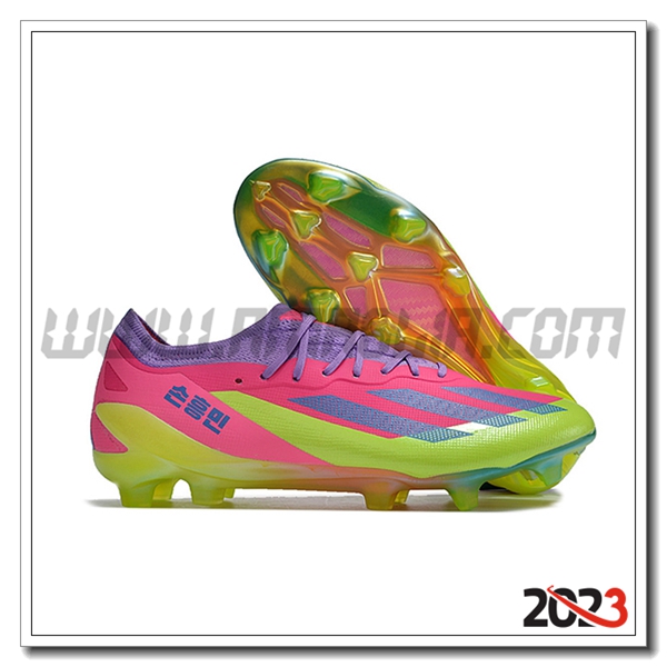 Adidas Scarpe Da Calcio X CRAZYFAST MESSI.1 FG BOOTS Verde/viola/Rosa