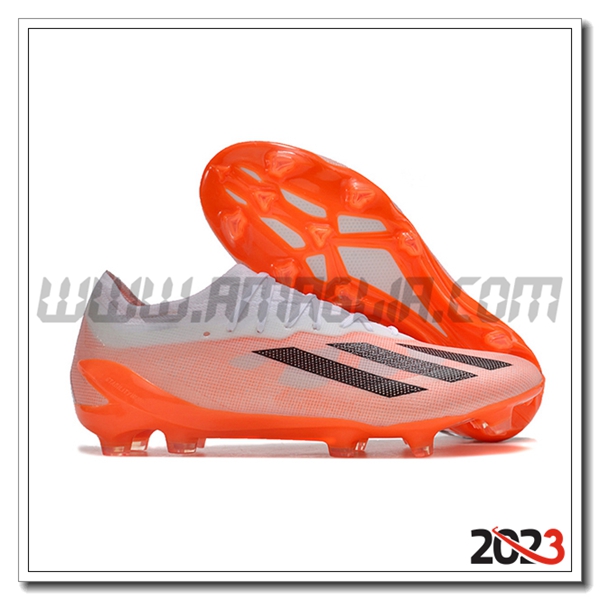 Adidas Scarpe Da Calcio X CRAZYFAST MESSI.1 FG BOOTS Bianco/Nero/Arancia