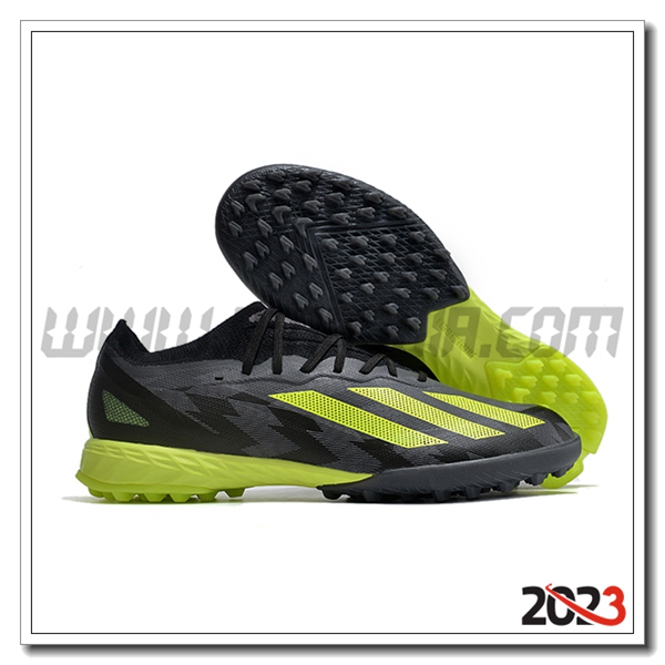 Adidas Scarpe Da Calcio X CRAZYFAST.1 TF BOOTS Verde/Grigio/Nero