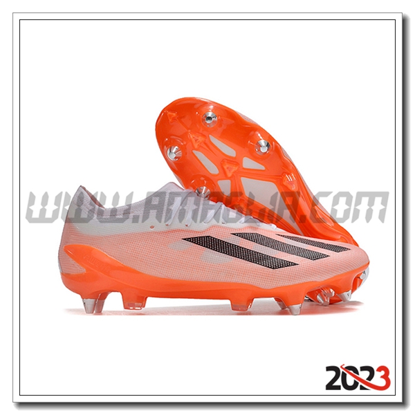 Adidas Scarpe Da Calcio X Crazyfast1 SG Bianco/Nero/Arancia