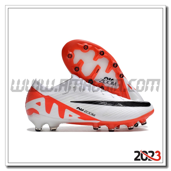 Nike Scarpe Da Calcio Air Zoom Mercurial Vapor XV Elite AG Bianco/Nero/Rosso