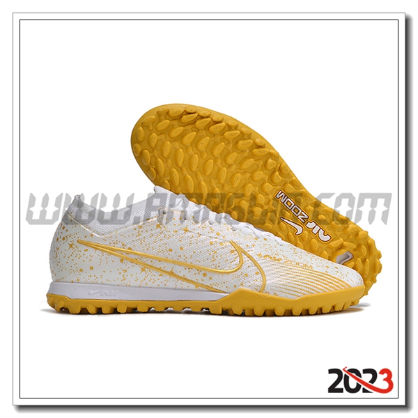 Nike Scarpe Da Calcio Air Zoom Mercurial Vapor XV Elite TF Bianco/Giallo