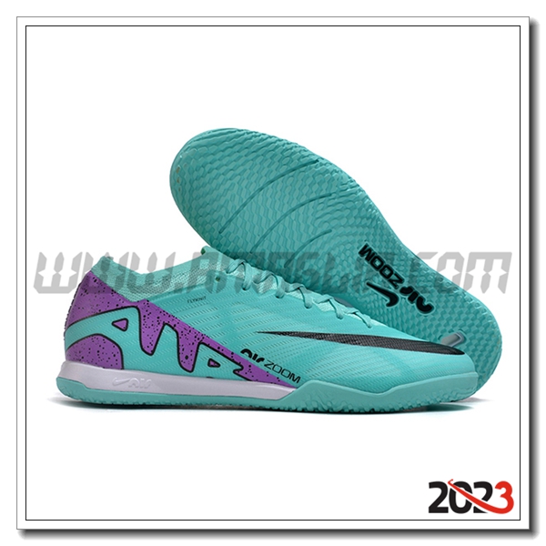 Nike Scarpe Da Calcio Air Zoom Mercurial Vapor XV Elite IC Grigio/Verde