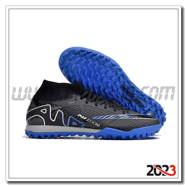 Nike Scarpe Da Calcio Air Zoom Mercurial Superfly IX Academy TF Nero/Blu