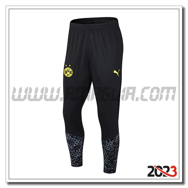 Pantaloni Da Allenamento Dortmund Nero 2023 2024 -05