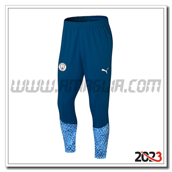 Pantaloni Da Allenamento Manchester City Blu 2023 2024 -03