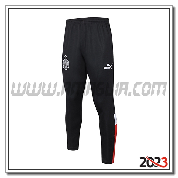 Pantaloni Da Allenamento AC Milan Nero 2023 2024 -03