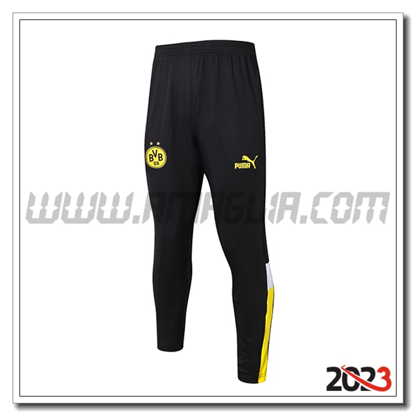 Pantaloni Da Allenamento Dortmund Nero 2023 2024 -04