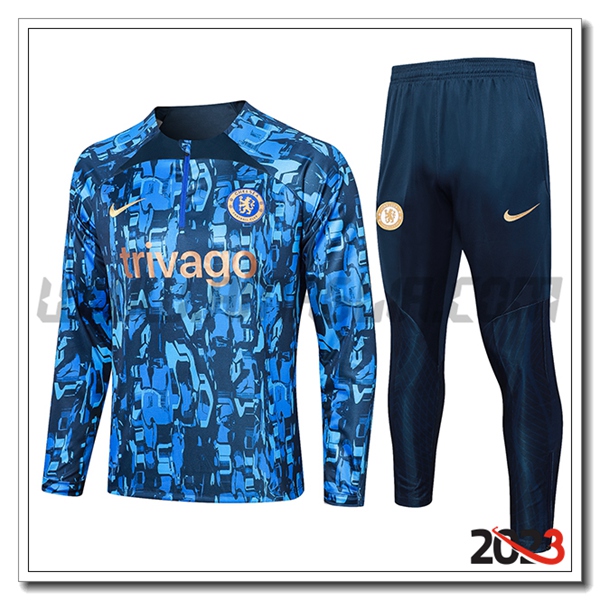 Tuta Allenamento FC Chelsea Blu 2023 2024 -02